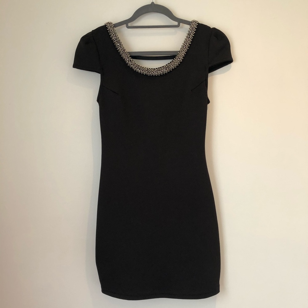 Black Dress with Embellishment